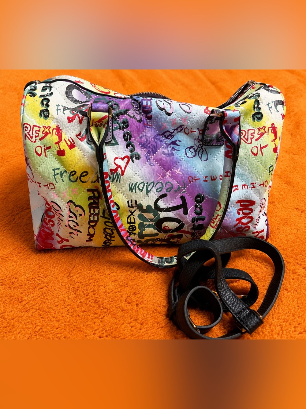 Should Bag Or Cross Body - Multicolor Graffiti NEW IN Pakage!